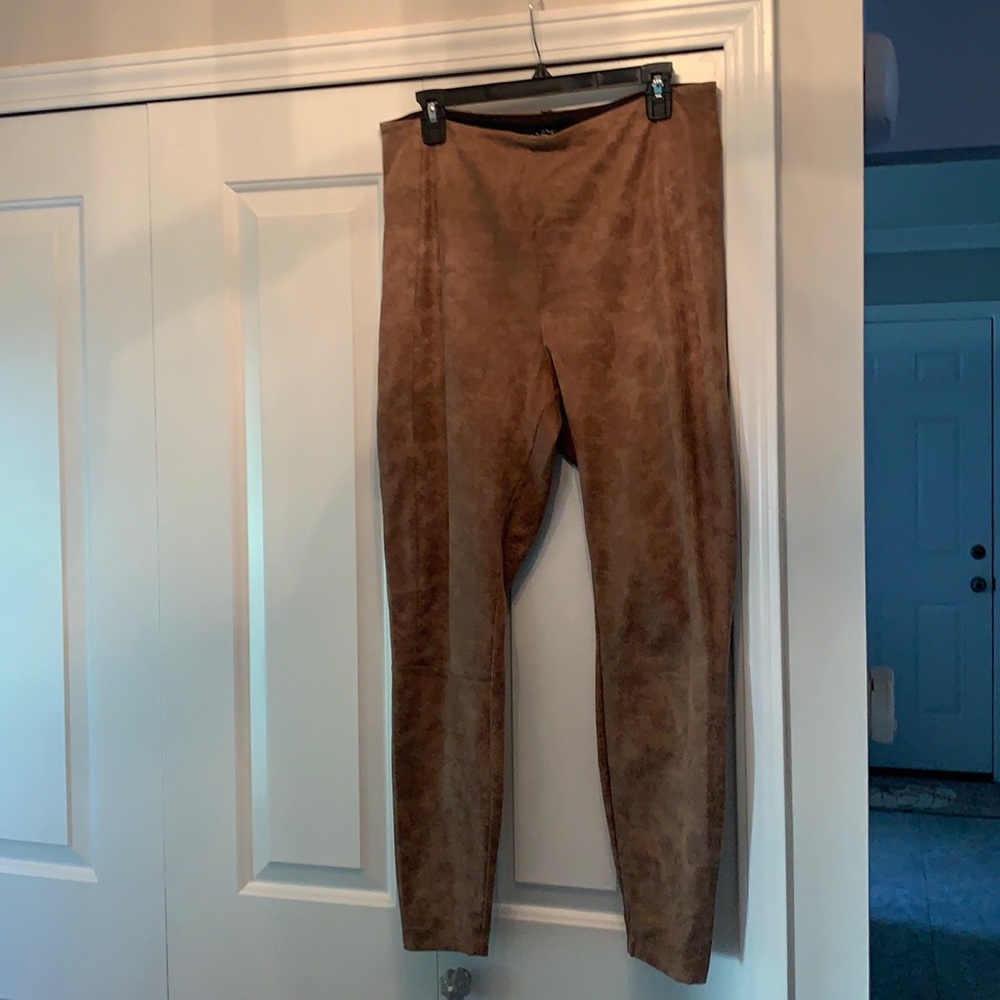 Lysse pull on sable brown pants/leggings